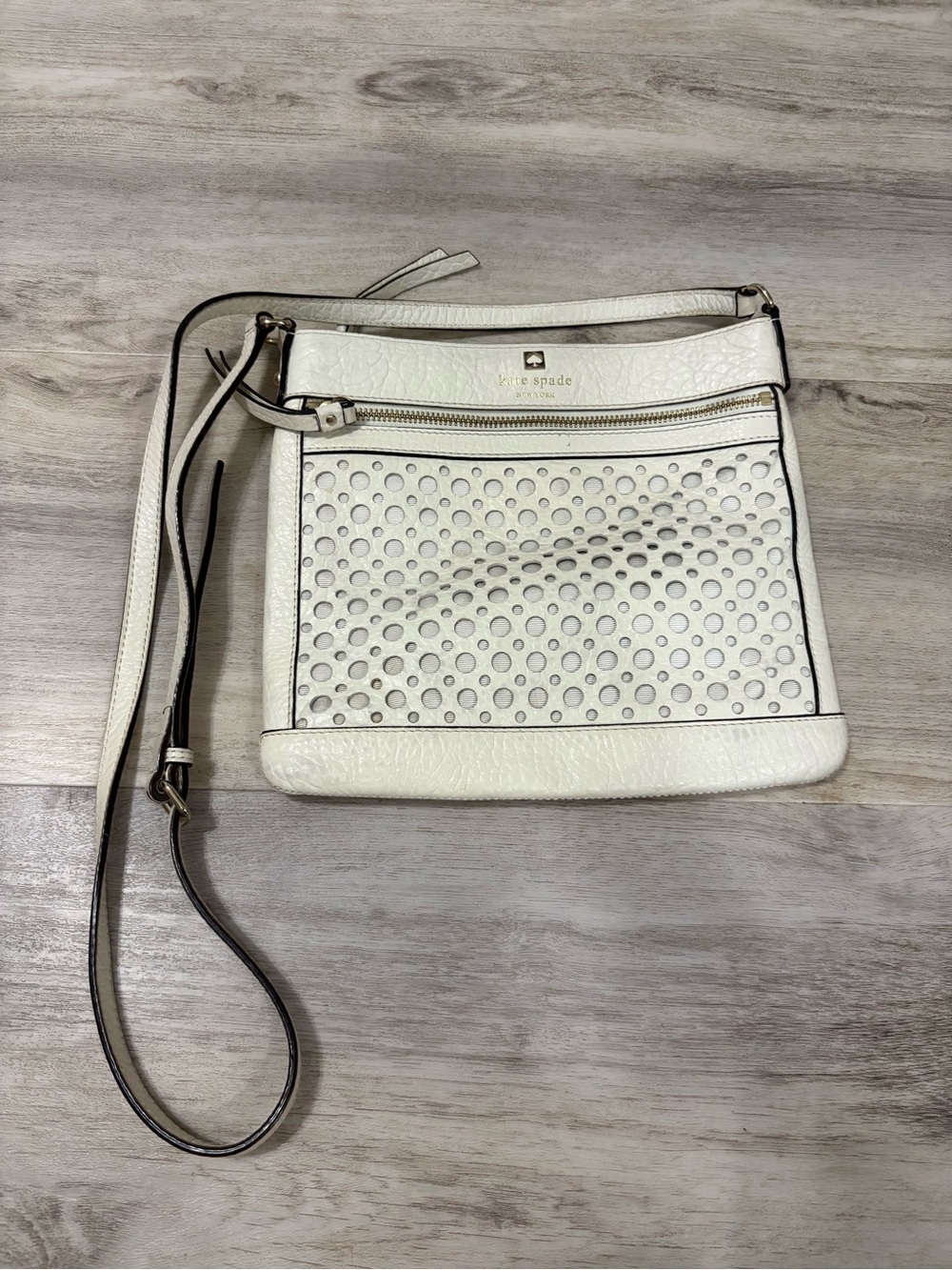 Kate Spade Perri Lane Reidy Bubbles Leather Crossbody Bag